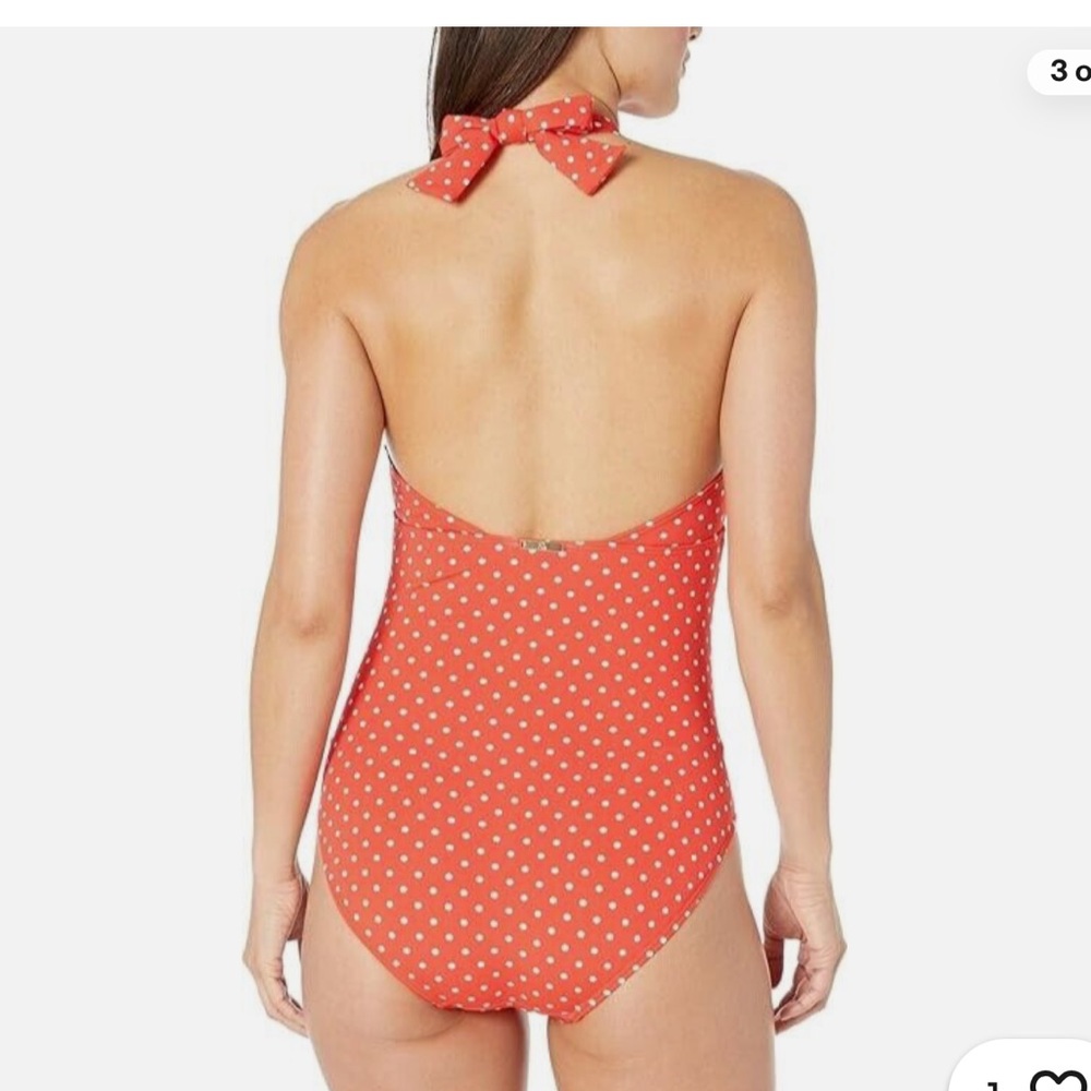 Like New Ralph Lauren Red Dot One-Piece Swimsuit - Picture 2 of 7